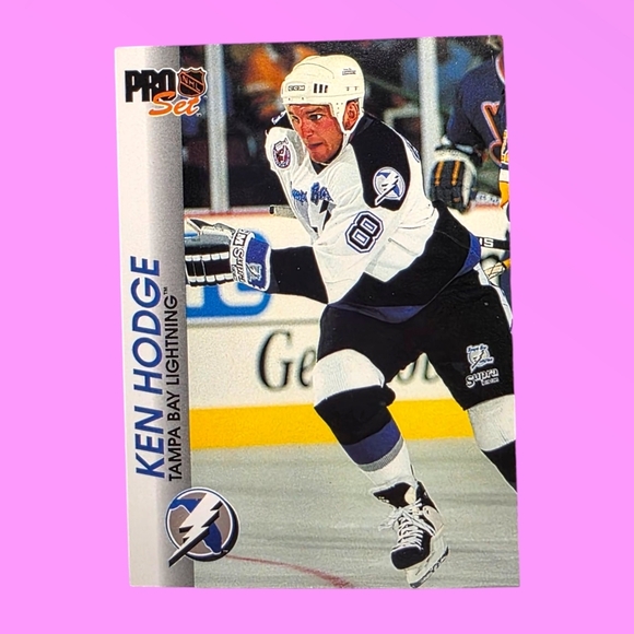 NHL 1992-93 Ken Hodge Tampa Bay Lightning #182 Pro Set Hockey Card - Picture 1 of 4